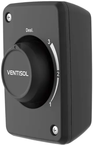 ventilador de parede new 50cm 3pas 14063 preto 127v ventisol