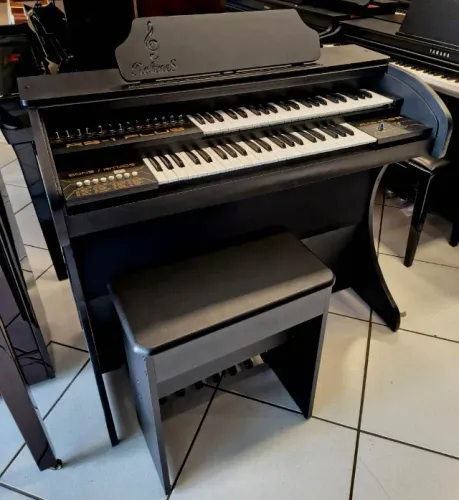 Órgão Eletrônico Rohnes RS 1 Plus Preto Fosco (show room) Mixer Instrumentos Musicais