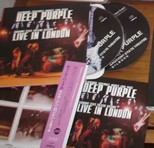 Deep Purple Live In London 1974 Cd Duplo Raro Tarja Japonês (Usado)