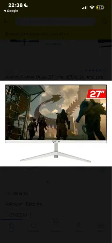 monitor 1440p 165 hz 27 polegadas 