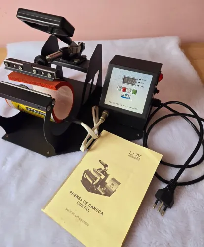 Máquina de Estampar Canecas Digital - Live