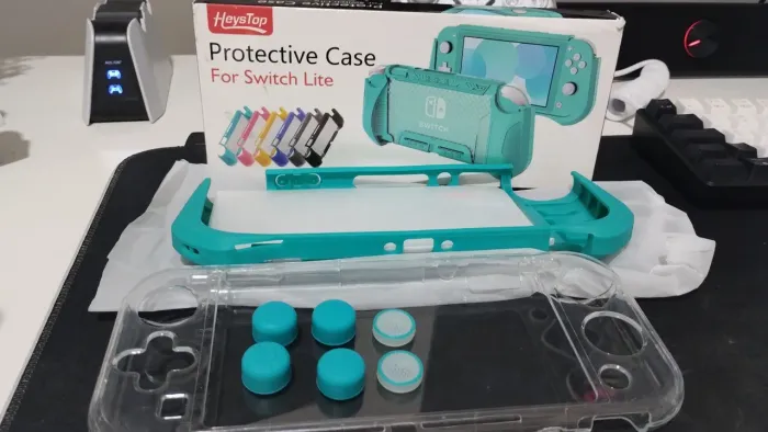 Kit 4 Acessórios para Nintendo Switch Lite (NOVO)