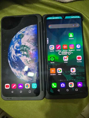 Smartphone LG g8x tela dupla