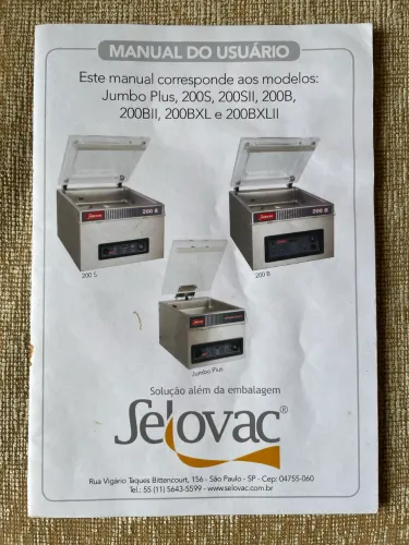 Seladora Comercial SELOVAC 200S - Primeira Linha!!