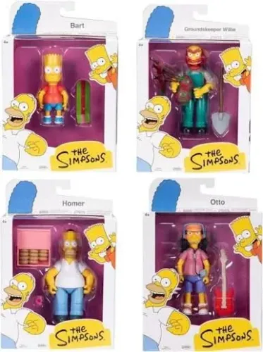 Simpsons wave 1 Jakks Hommer Bart lacrados