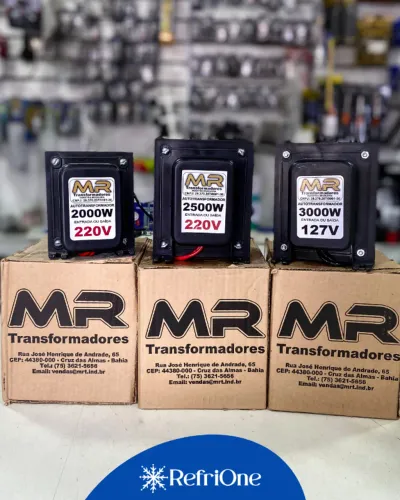 Transformadores de energia 110v e 220v