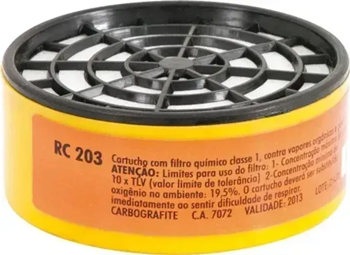 FILTRO RC 203 QUIMICO CARBOGRAFITE