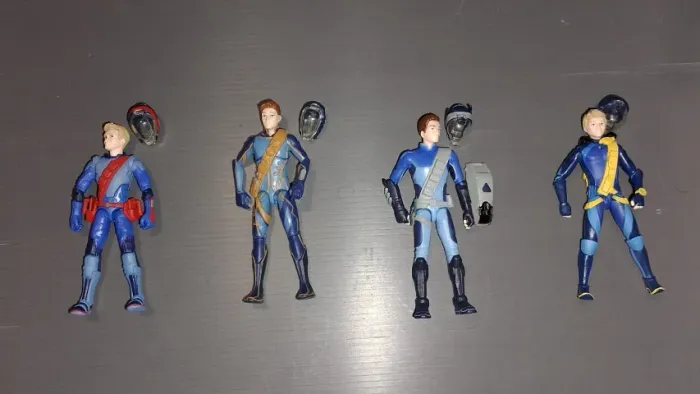 PACK ?THUNDERBIRDS ARE GO?. 4 action figures