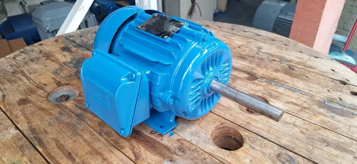 Motor Elétrico Trifásico 1.5 cv rpm 1125 baixa rotação 6 polos.