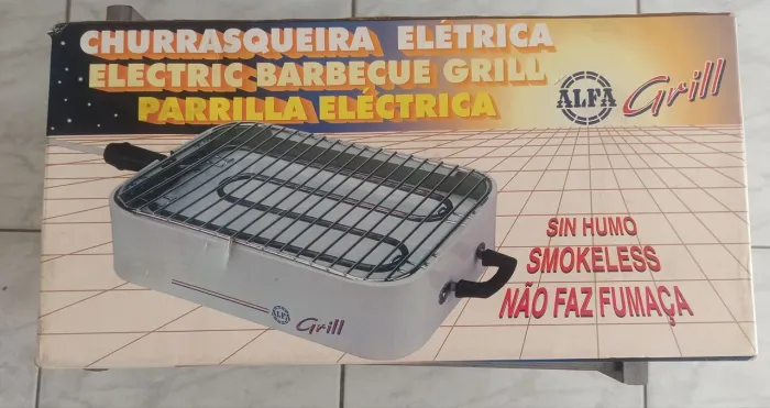 Churrasqueira Elétrica ALFA Grill - Sem Fumaça