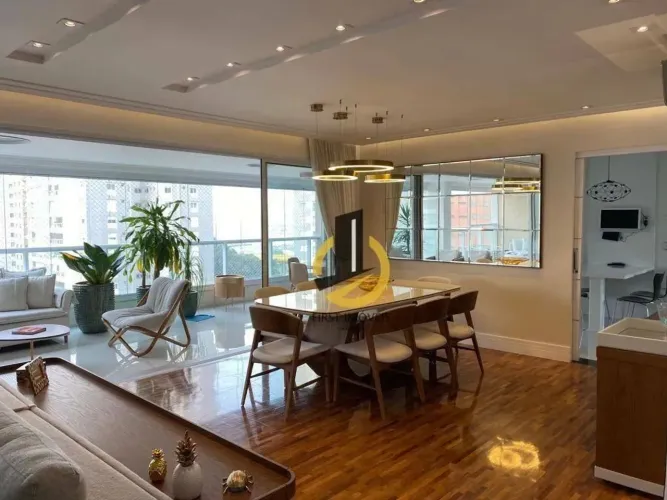Apartamento à venda no Condomínio Plaza Mayor - 240m² - 4 suítes - Varanda gourmet - 4 vag