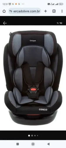 Cadeira de segurança bebê 