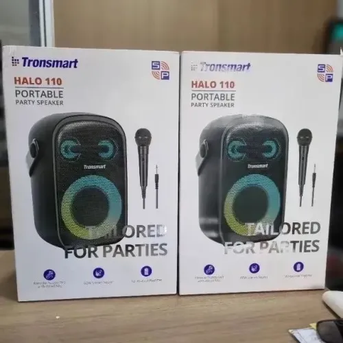  Com Microfone Caixa Bluetooth 60W Tronsmart Halo 110 Lacrada