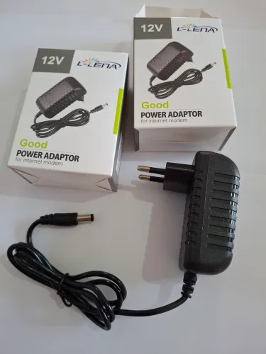2 Fontes Adaptador 12V L-LENA para alimentar modems de internet, roteadores e cameras