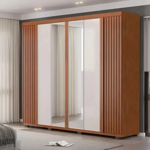 Promoção Guarda Roupa Casal Gigante 273cm 100% MDF (Novo Direto da Fábrica)