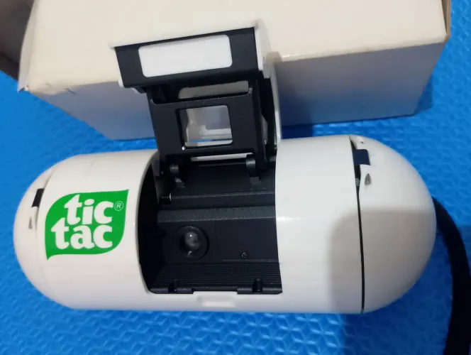 Câmera fotográfica Tic Tac - Peça de colecionador, produto nostálgico!