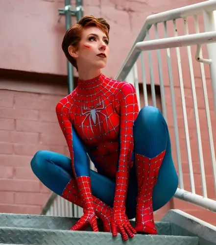 Fantasia Spider-Man Feminina Cosplay