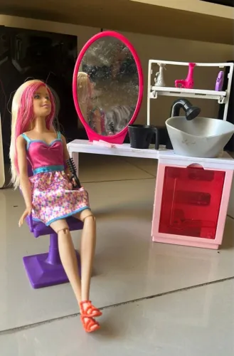 playset salão da barbie mattel original