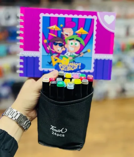 Livro Dos Padrinhos Mágicos + Kit Canetinhas