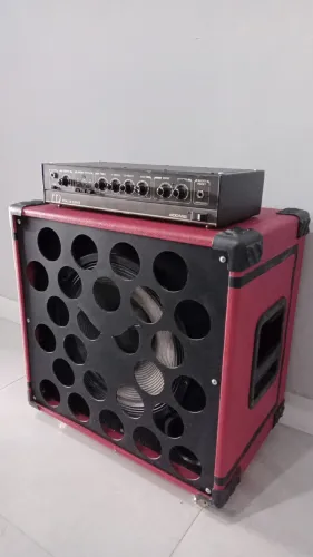 Amplificador Cabeçote meteoro 400mb baixo contrabaixo