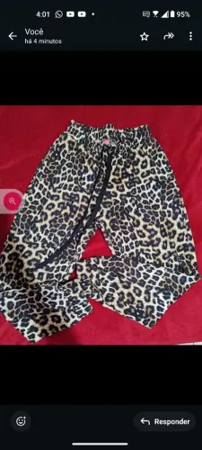 Calça moletom onça farm