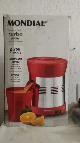 Extrator de Suco Turbo 250W Red Premium Mondial