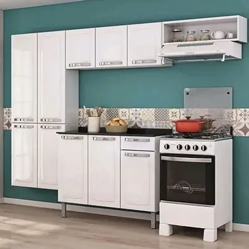 Cozinha Rose Completa Itatiaia - Entrega/Montagem grátis para Fortaleza 