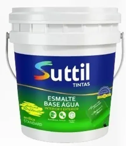 TINTA ESMALTE BASE DE AGUA SUTTIL 3,6LTS