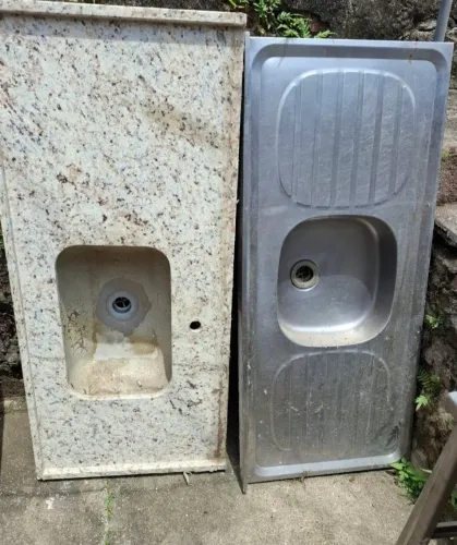 Pias de cozinha inox e mármore abaixou o preço 