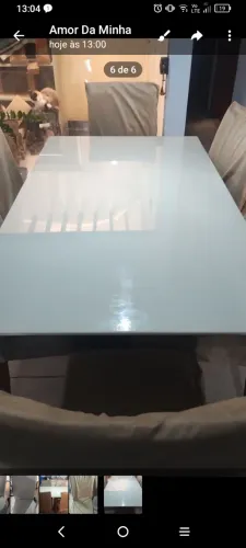 Mesa jantar 6 cadeiras 