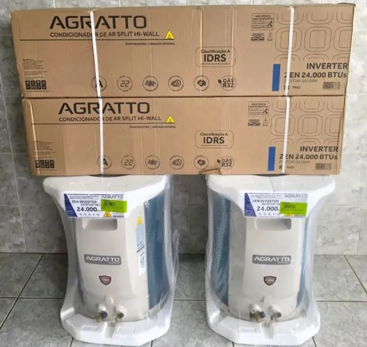 AR-CONDICIONADO AGRATTO ZEN 24.000 MIL BTUS INVERT
