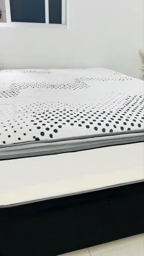 Cama baú + colchão molas ensacadas