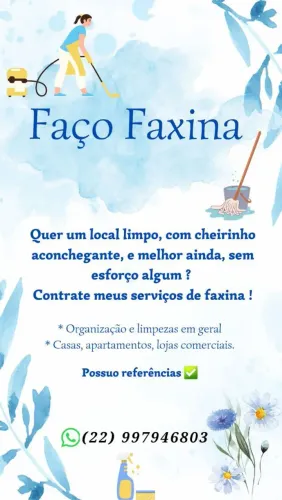 Faço faxina