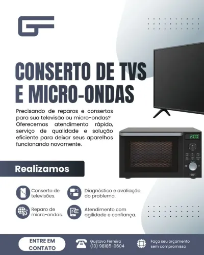 Conserto TV e Microondas 