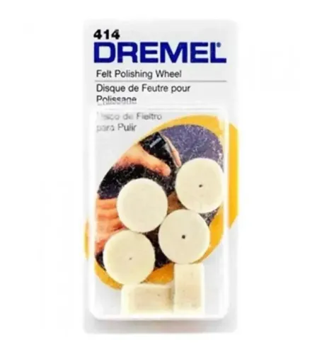 Discos De Feltro 1/2pol 12,7mm 6 Unidades Dremel 414