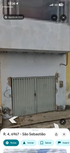Alugo casa 250 reais Dirceu (Bairro São Sebastião) 