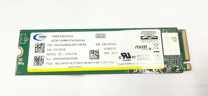 SSD Nvme m2 256gb