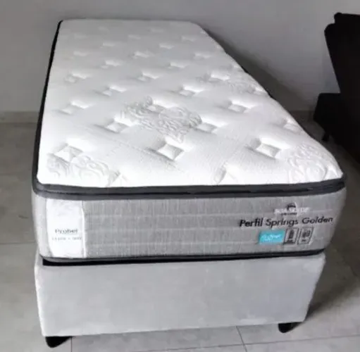 Cama Box + Colchão Probel Pillow Top Golden