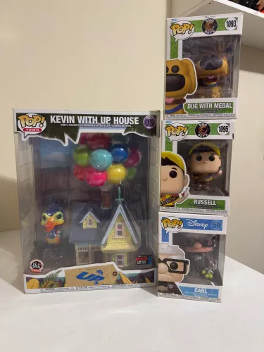 Funko pop up altas aventuras ~ super combo casa + Carl Russell e dog