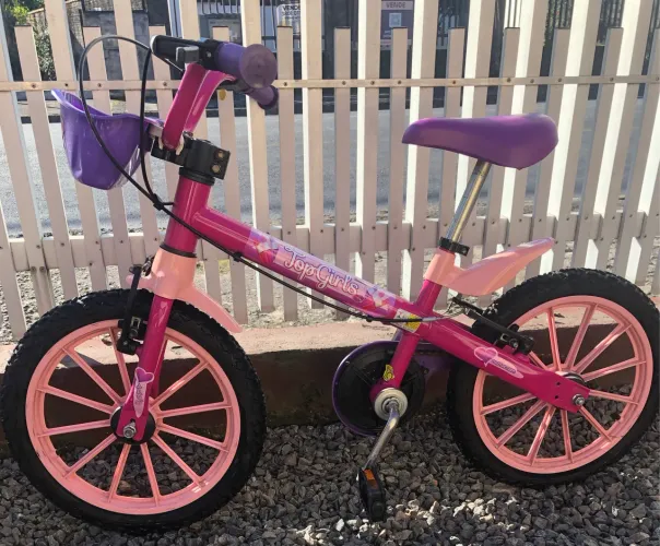 Bicicleta infantil aro 16 top girls