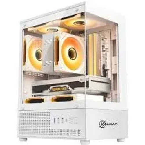 Gabinete Gamer Kalkan Hakon S/fan S/fonte Micro-atx Vidro Temperado Duplo Usb 3.0 Panorâmi