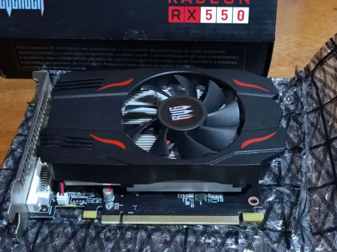 RX 550 4gb - impecável