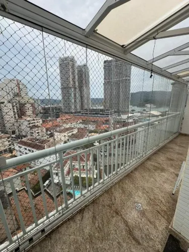 Alto padrão com vista mar e 4 suítes na Ponta da Praia  a apenas 1 quadra da orla