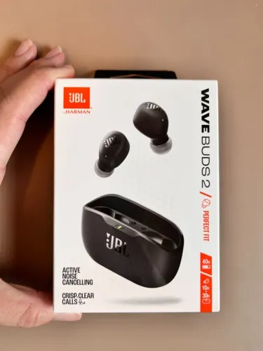 Fone de Ouvido Sem Fio, JBL, Bluetooth, Wave Buds 2