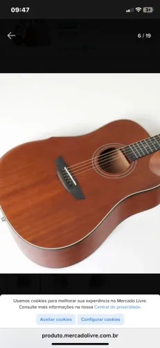 violão strinberg galaxy com efeito