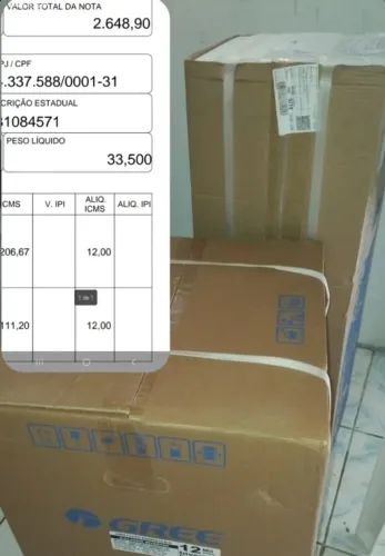 Ar condicionado 12.000 BTUS