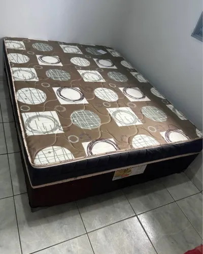Cama box casal completa pronto entrega