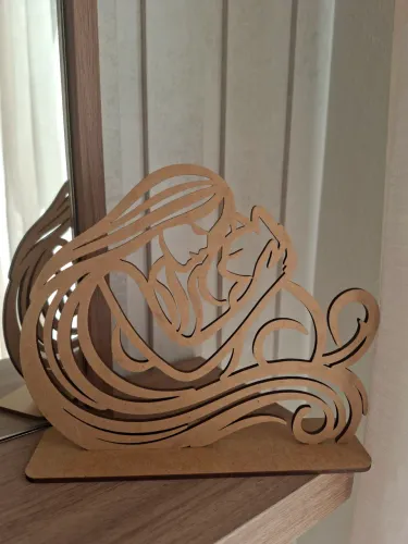 Decoração Menina e Gato