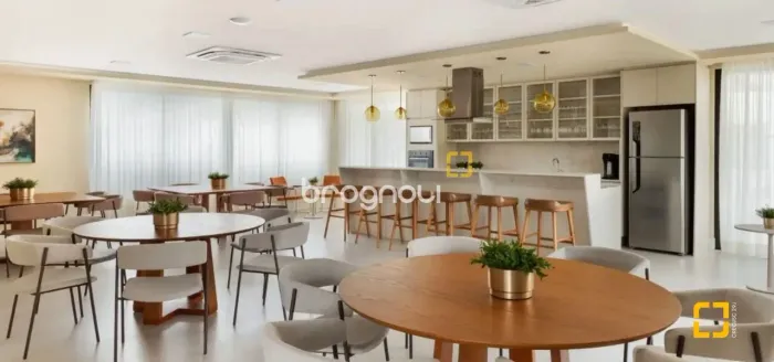 Studio mobiliado, com 46m² no Saco Grande, Florianópolis/SC