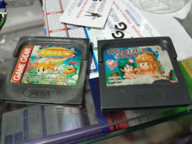 2 cartuchos do Game Gear sega por (R$100)